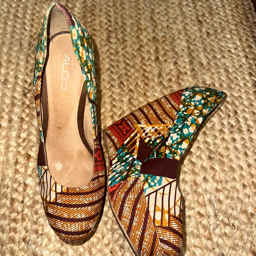 Aldo Vibrant Multicolor Women's Heels